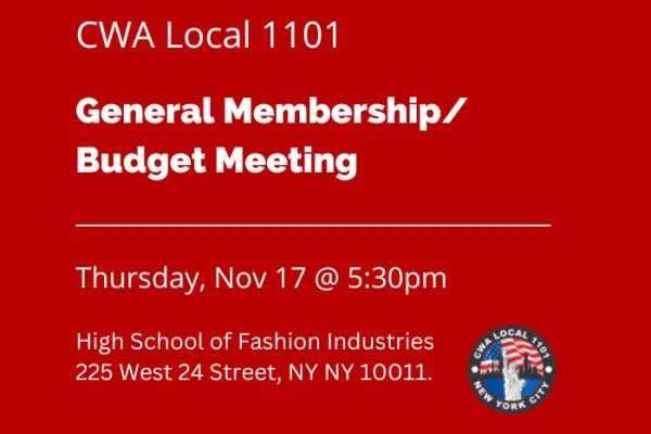 Membership meeting Nov 17