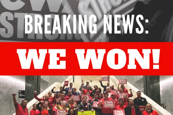 We won