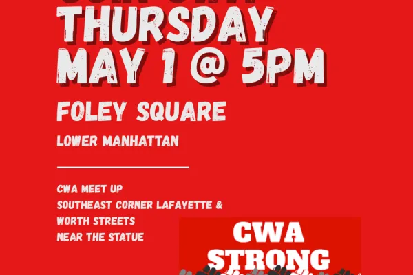 May 1 Foley Square