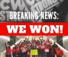 We won