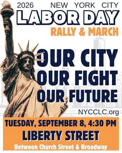 NYC 2026 Labor Day Parade flyer