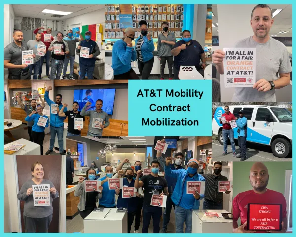 AT&T Mobility Contract Mobilization collage