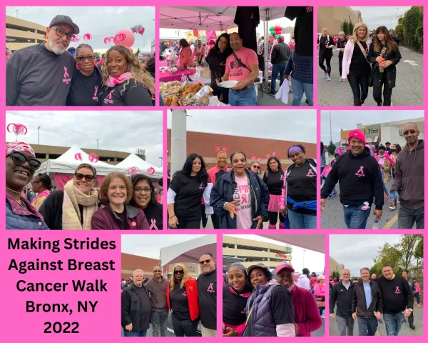 Making strides collage